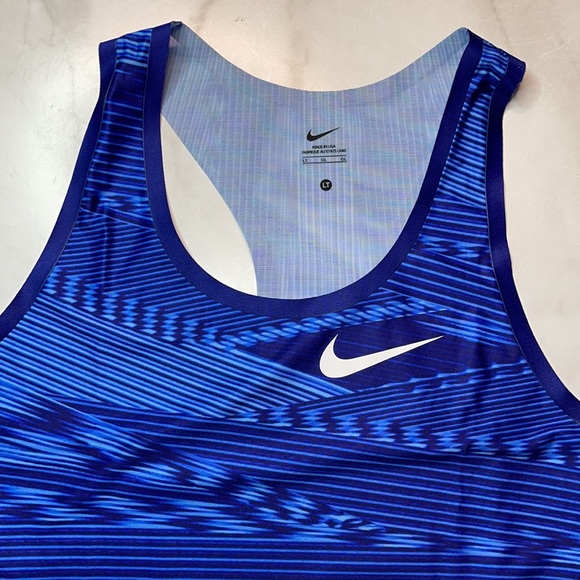 Nike Pro Elite Gold Medalist Track Singlet Sz LT - Picture 2 of 4